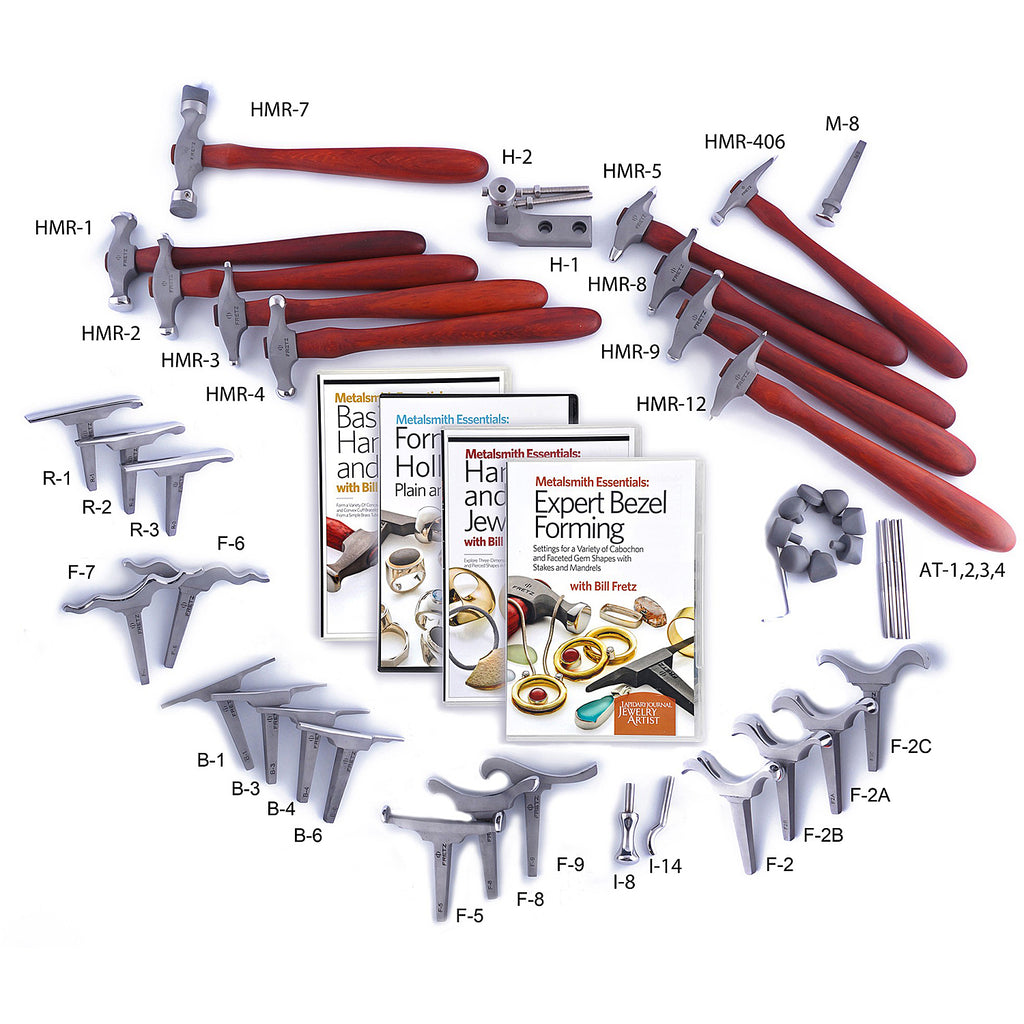 Fretz Chasing Hammers Set of 5 - Forming Tools