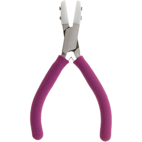 Pliers - Nylon Jaw, Flat, 10mm (Purple Padded Grips)