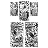 Rolling Mill Pattern, Art Nouveau Shapes (2” X 3.5”) by RMR