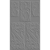 Rolling Mill Pattern, Art Nouveau Shapes (2” X 3.5”) by RMR