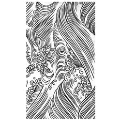 Rolling Mill Pattern, Ocean Wave (2” X 3.5”) by RMR