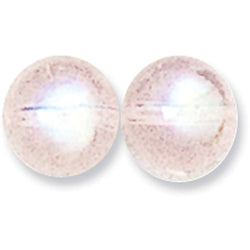 Beads - Round Druk, 6mm Crystal AB Bag of 600