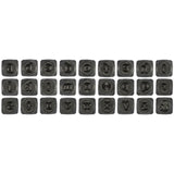 Stamp Set, Gothic Letters L-Case w/case(3mm) 27pc