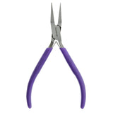 Super Slim Purple Flat Nose Pliers w/Spring (115mm)