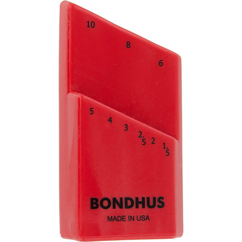 Bondhex Case Holds 9 L-Wrenches 1.5-10mm (1pc Bulk)