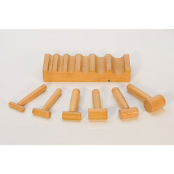 U-Channel (swage) Hardwood Block w/Hammer Punches