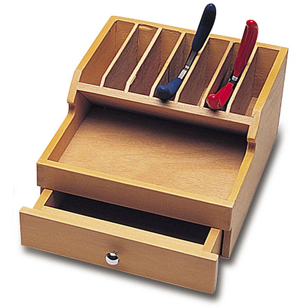 Wooden Pliers Rack w/Drawer (6x5x7.5”)