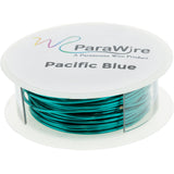 Copper Wire, Silver Plated Parawire 26ga Pacific Blue 150' Roll