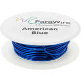 Copper Wire, Silver Plated Parawire 24ga American Blue 100' Roll