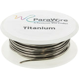 Copper Wire, Silver Plated Parawire 24ga Titanium 100' Roll