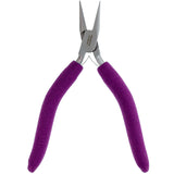 Pliers - Chain Nose, 6.5in., (Purple Padded Grips)