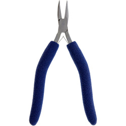 Pliers - Bent Nose, 6.5in., Slim Line (Blue Padded Grips)