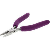 Pliers - Flat Nose, 6.5” 2mm (Purple Padded Grips)