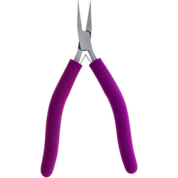 Pliers - Flat Nose, 6.5” 4mm Slim Line (Purple Padded Grips)