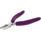 Pliers - Flat Nose, 6.5” 7mm (Purple Padded Grips)