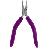 Pliers - Flat Nose, 6.5” 7mm (Purple Padded Grips)