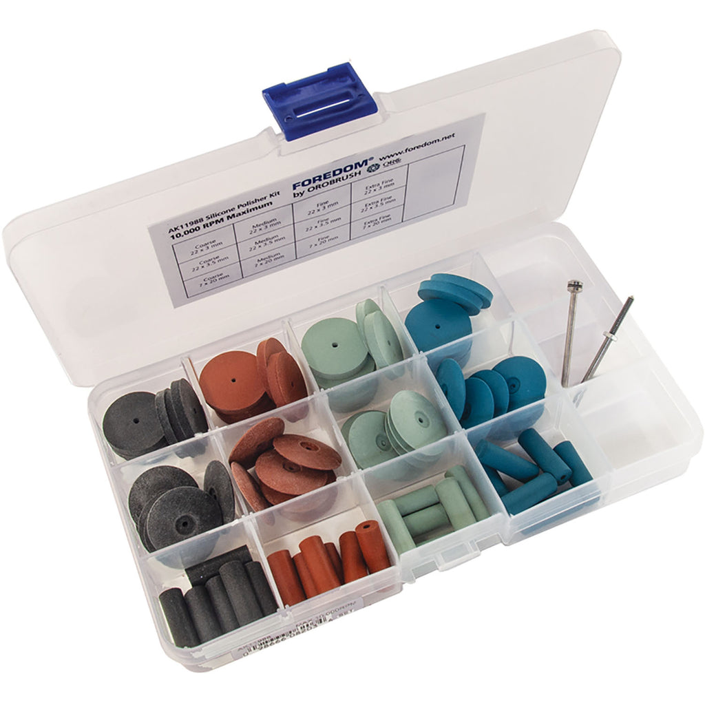 ORO - Silicon Polisher Assortment, 74pc | Micro-Tools