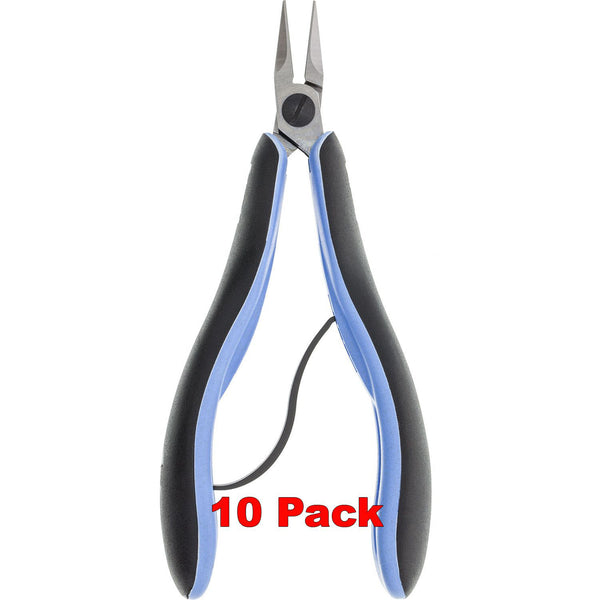 Pliers - Lindstrom RX-7490, Flat Nose, Smooth Jaw 10-Pack